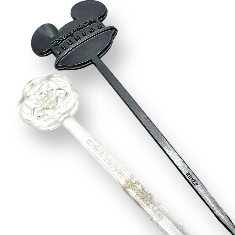VINTAGE BAR DRINKS SWIZZLE STICK WALT DISNEY WORLD Epcot MGM Hors D’oeuvre Pick